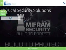 Tablet Screenshot of miframsecurity.com